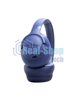 Беспроводные/проводные наушники JBL Tune 730BT синий, полноразмерные, Bluetooth + проводной, быстрая зарядка