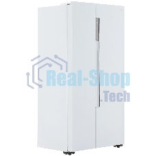 Холодильник Haier HRF-522DW6RU белый двухкамерный 334/173л морозилка слева, No Frost, Side by Side