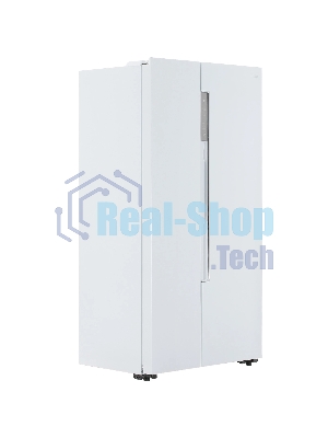 Холодильник Haier HRF-522DW6RU белый двухкамерный 334/173л морозилка слева, No Frost, Side by Side
