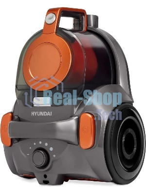 Пылесос Hyundai HYV-C5450 черный/оранжевый, 380/2200 Вт, уборка сухая, пылесборник контейнер 2.5 л