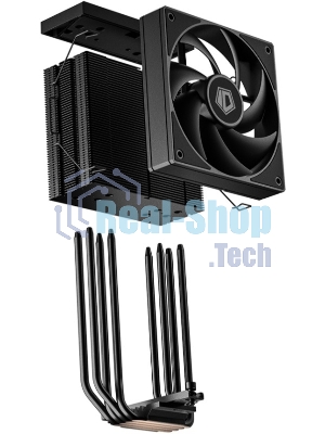 Кулер для процессора ID-COOLING FROZN A410 TD LGA1851/1700/1200/115X/AM5/AM4 (10шт/кор, TDP 220W, PWM, 4 тепл.трубки прямого контакта, FAN 120мм, черный) RET
