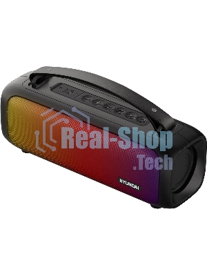 Колонка портативная Hyundai H-PS1020 черный 16W 2.0 BT 10м 1500mAh