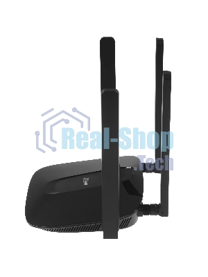 Роутер Dahua DH-MR403/до 300 Мбит/2,4 ГГц/1 порт WAN/3 порта LAN/слот для SIM-карты/черный (DH-MR403)