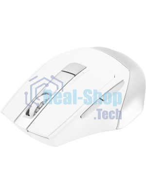 Мышь беспроводная A4Tech Fstyler FB35 белый/серый, 2000 dpi, радиоканал, Bluetooth, USB, кнопки - 6
