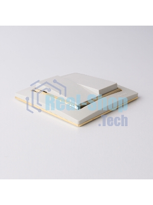 Выключатель двухклавишный WERKEL (слоновая кость) W1120003
