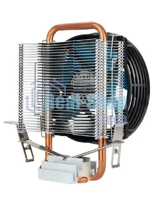 Кулер для процессора Aerocool/Formula Verkho 1-3P черный/синий, 90 мм, алюминий/медь, 2300 об/мин, 27.6 дБ, 3 pin, 100 Вт, 125 мм