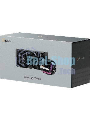 Система охлаждения Ocypus Sigma L24 PRO BK IPS Display/черный/290W/All Intel/AMD AM*/Screws