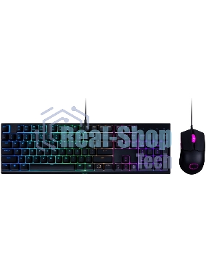 Комплект клавиатура+мышь Cooler Master MS110 проводной, USB, 3200 DPI, чёрный
