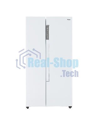 Холодильник Haier HRF-522DW6RU белый двухкамерный 334/173л морозилка слева, No Frost, Side by Side