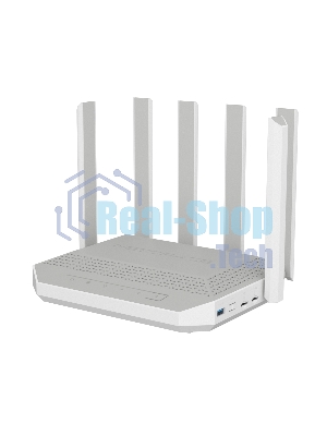 Мультигигабитный интернет-центр Netcraze Hero 5G (NC-4110) с модемом 5G, двумя слотами для SIM-карт, Mesh Wi-Fi 6 AX3000, Smart-коммутатором 1×2.5G и 4×1G, многофункциональными портами USB 3.0 и 2.0