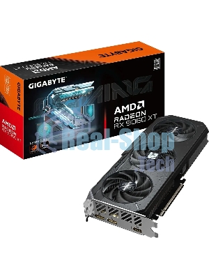 Видеокарта Gigabyte PCI-E 5.0 GV-R9060XTGAMING-16GD 1.0 AMD Radeon RX 9060XT 16Gb 128bit GDDR6 2620/20000 HDMIx1 DPx2 HDCP Ret