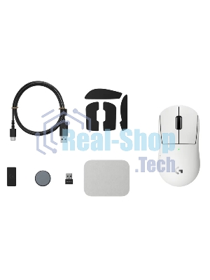 Мышь игровая беспроводная Logitech G PRO X Superlight 2C White (910-007542)