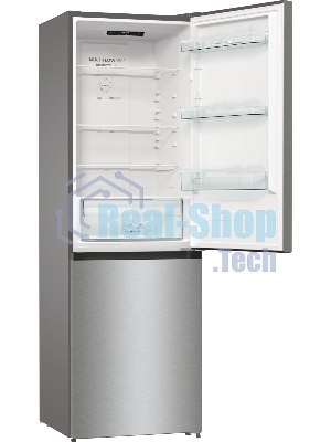 Холодильник Gorenje NRKE62XL серебристый металлик двухкамерный 203/99л морозилка снизу, No Frost