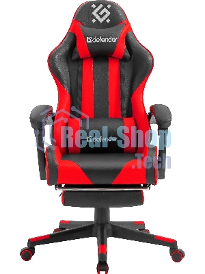 Кресло игровое Defender ROCK BLACK/RED PU