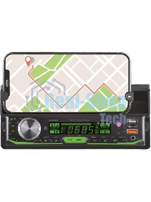 Автомагнитола Digma MCP-414, 1 DIN, Bluetooth, USB Type-A, AUX, пульт ДУ