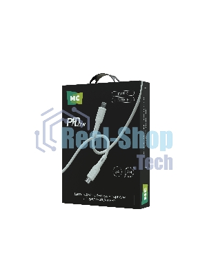 Кабель MORE CHOICE (4620202553256) K63ia 2м USB 3.0A PD 27W для Lightning ng 8-pin Type-C - 2м, белый