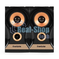 Акустическая система 2.0 ExeGate Maestro SPS-590 (Активная, питание 220В, 2х3Вт, 30-18000Гц, темное дерево, Color Box)