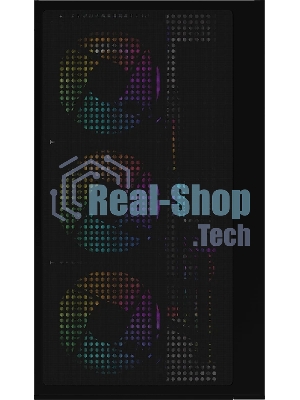 Компьютерный корпус AeroCool/Formula Crystal Z1M Plus FR черный без БП mATX 5x120мм 2xUSB 3.0 1xUSB3.1 audio bott PSU