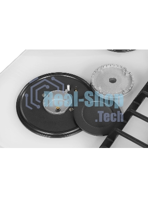 Газовая варочная панель Vitek VGH 6420 WG стекло белое