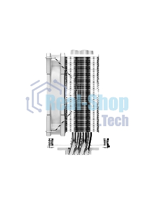 Кулер ID-COOLING SE-224-XTS ARGb белый 120мм алюминий/медь 1500rpm 29db 4-pin 220W 151мм