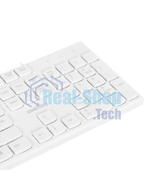 Клавиатура проводная мультимедийная Smartbuy ONE 238 USB белая (SBK-238U-W)/20