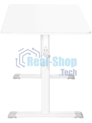 Офисный стол Defender Netis белый, 100x60 см, в63-86 см, ручной.