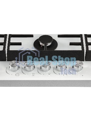 Газовая варочная панель HIBERG VM 9155 W, белый