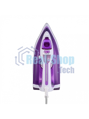 Утюг BQ SI1002 белый/фиолетовый, 2600 Вт, 30 г/мин, 140 г/мин, 320 мл