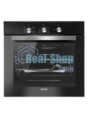 Газовый духовой шкаф Simfer B6Gb12016 черный