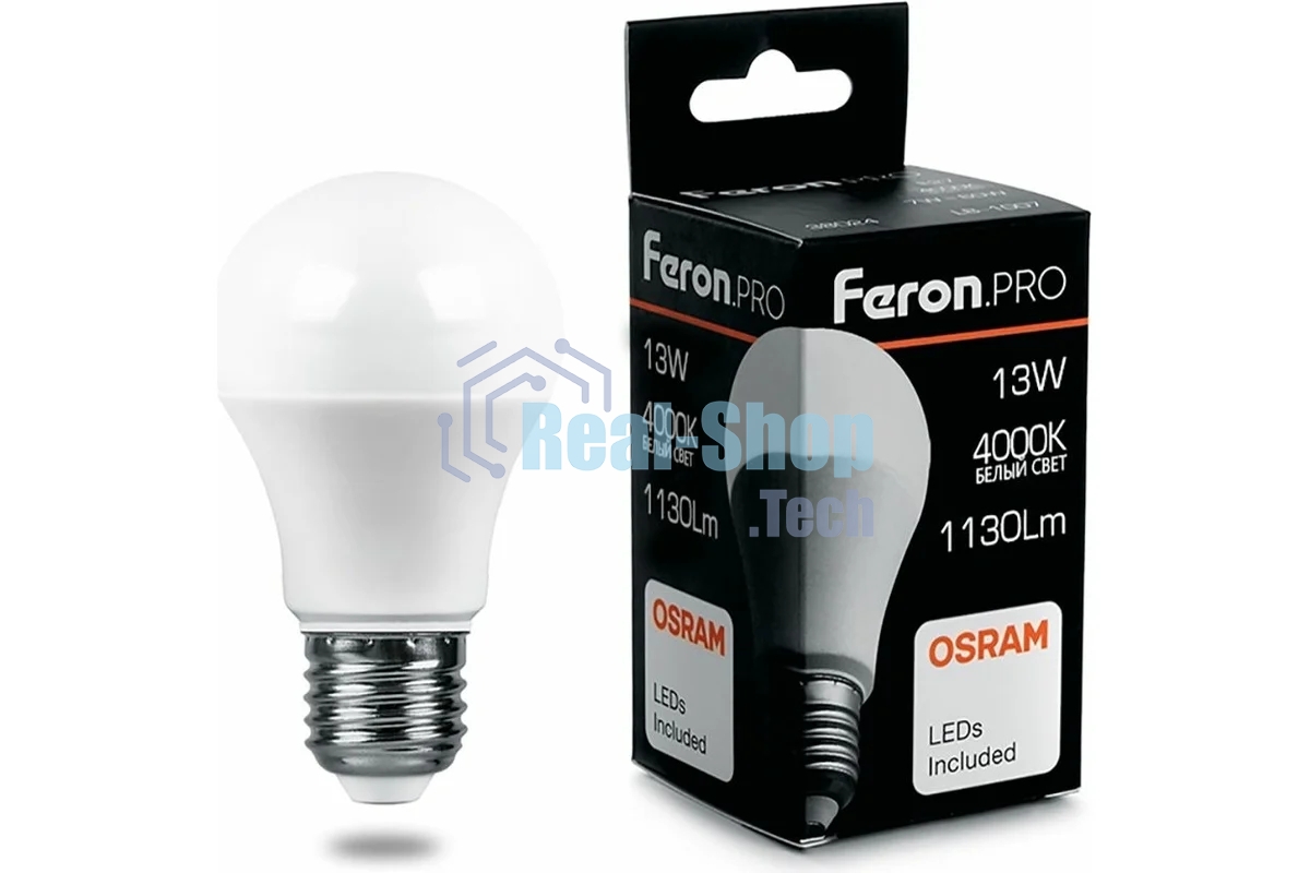 Лампа светодиодная Feron PRO LB-1013 (38033) 13 вт Е27 белый