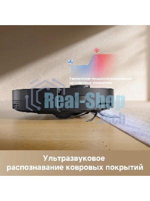 Робот-пылесос Dreame Bot D20 Pro черный, 5200 мАч Li-Ion, уборка влажная/сухая, пылесборник контейнер 0.7 л