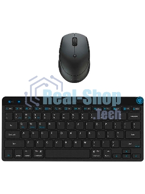 Комплект клавиатура+мышь JLab GO беспроводной, USB, 1600 DPI, чёрный
