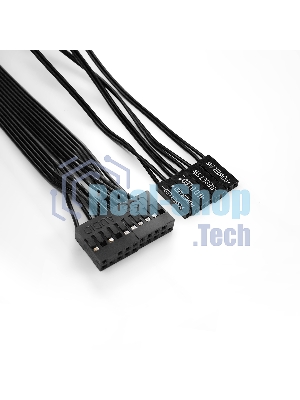 Компьютерный корпус Miditower ExeGate UN-605B-UNS500 (ATX, БП UNS500 с вент. 12см, 2*USB, аудио, блокировка, черный)