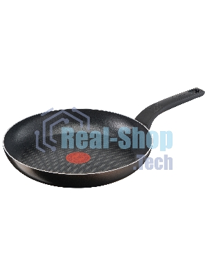 Сковорода Tefal Easy Plus 04237924 круглая 24см ручка несъемная (с крышкой) черный (9100054100)