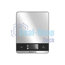Весы кухонные Maxvi KS121S серебристый