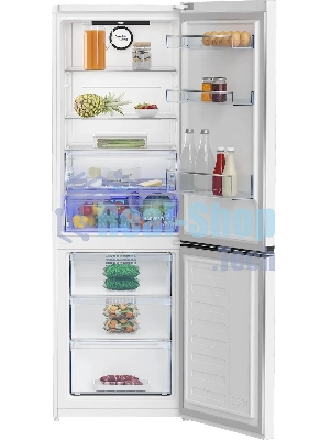 Холодильник Beko B3DRCNK402HW белый двухкамерный 257/100л морозилка снизу, No Frost