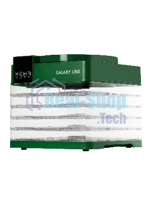 Сушилка для овощей и фруктов Galaxy Line GL 2630, зеленый, с электронным управлением, 450 Вт