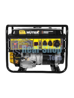 Электрогенератор бензиновый Huter DY8000L, 6.5 кВт, 91 дБ, 69.8 кг