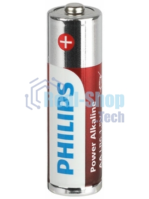 Элемент питания алкалиновый AA/LR6 1.5В Power (блист. 12шт) Philips Б0064661