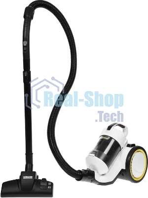 Пылесос Karcher VC 3 Floor белый/черный, 600/700 Вт, уборка сухая, пылесборник контейнер 0.9 л