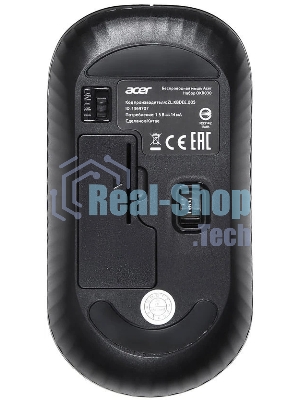 Комплект клавиатура+мышь Acer OKR030 беспроводной, USB, 1200 DPI, чёрный