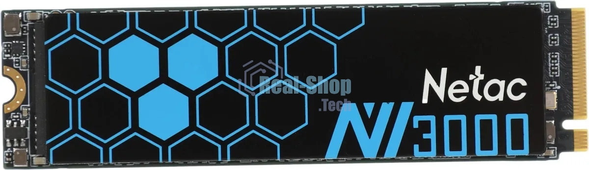 Накопитель SSD Netac NV3000, 250Gb, PCIe 3.0 x4, M.2 2280, NVMe, R/W 3000/1400