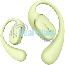 Наушники TWS Huawei FreeArc (Moose-T00) зеленый, открытые (накладные с дужкой), Bluetooth, до 7 ч