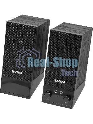 Акустическая система SVEN SPS-604 2.0 черный 4Вт