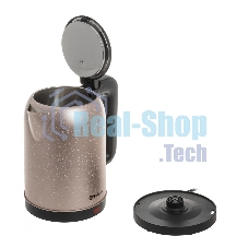 Чайник электрический Sakura SA-2121CD 2л, нержавейка, шампань/крап