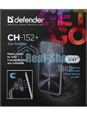 Автомобильный держатель для телефона Defender+ MAGNET CH-152