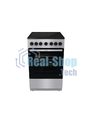 Плита электрическая Gorenje GEC5B41SG серый, конфорок 4 шт, духовка 62 л, 50 см x 85 см x 59.4 см