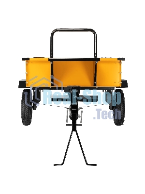 Прицеп для мотоблока Denzel TT-500, оцинк., груз. 500 кг, рег. сцепка, колеса 4.00-10, в упаковке