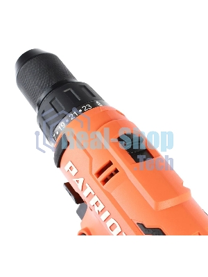 Дрель-шуруповерт Patriot FS 313, 300 Вт, 35 Нм, щеточный