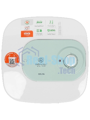 Водонагреватель электрический Royal Clima RWH-D10-FE белый, накопительный, 10 л, 1,5 кВт